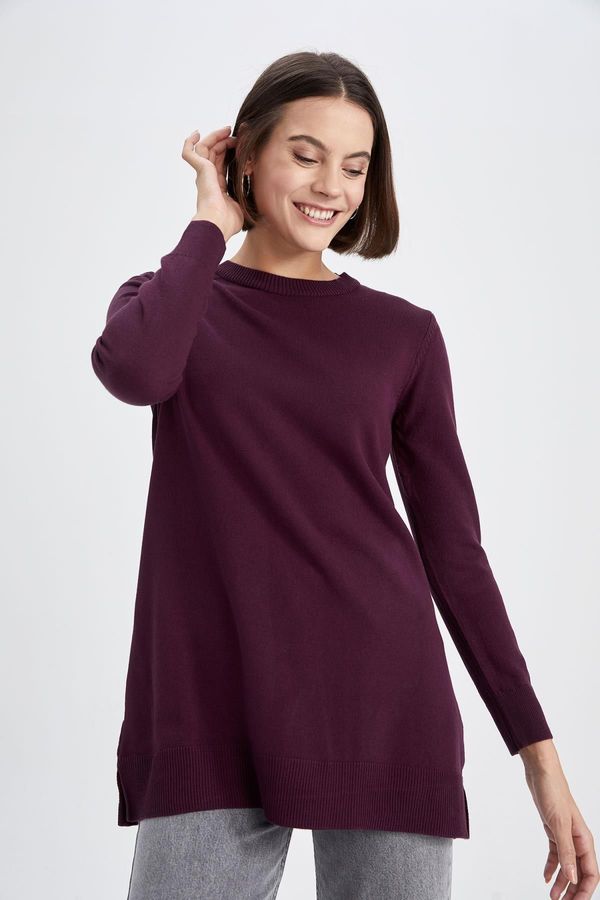 DEFACTO DEFACTO Regular Fit Basic Extra Soft Knitwear Sweater Tunic