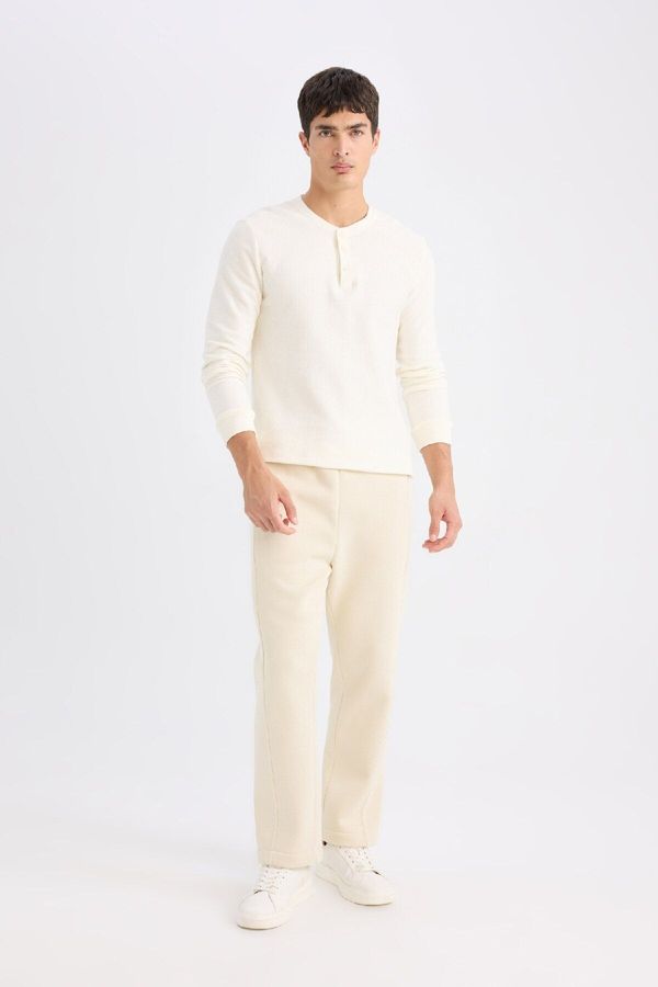 DEFACTO DEFACTO Regular Fit Basic Plain Pocket Sweatpants