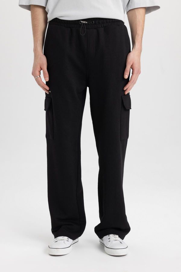 DEFACTO DEFACTO Regular Fit Cargo Pocket Straight Leg Sweatpants