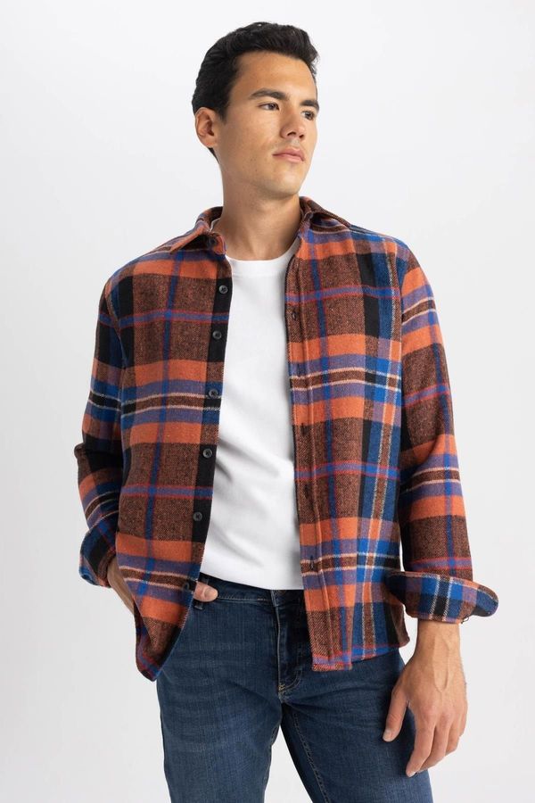 DEFACTO DEFACTO Regular Fit Checkered Lumberjack Long Sleeve Shirt