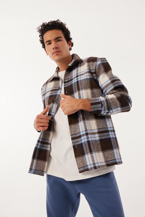 DEFACTO DEFACTO Regular Fit Checkered Lumberjack Long Sleeve Shirt