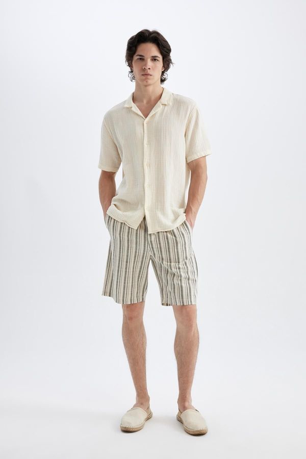 DEFACTO DEFACTO Regular Fit Cotton Bermuda Shorts