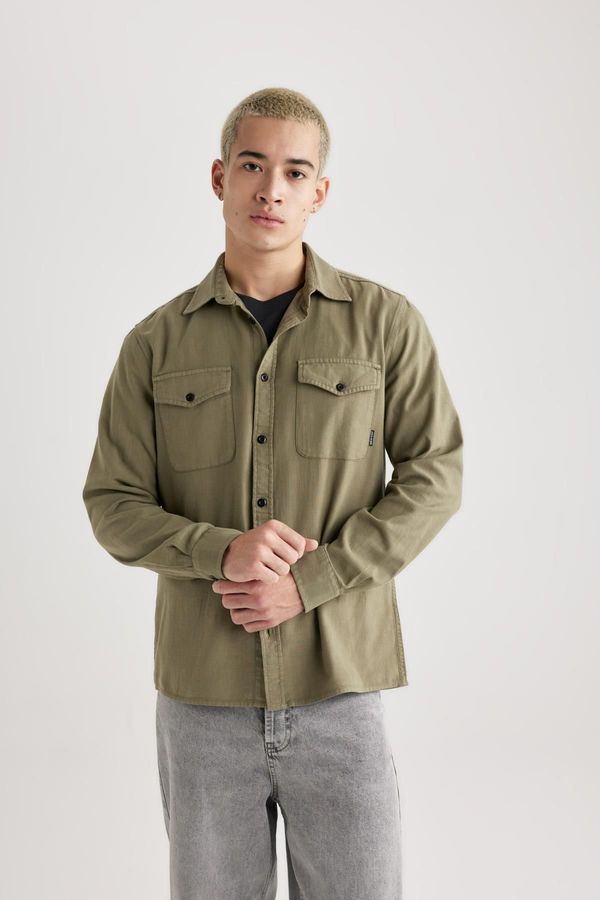 DEFACTO DEFACTO Regular Fit Cotton Long Sleeve Shirt