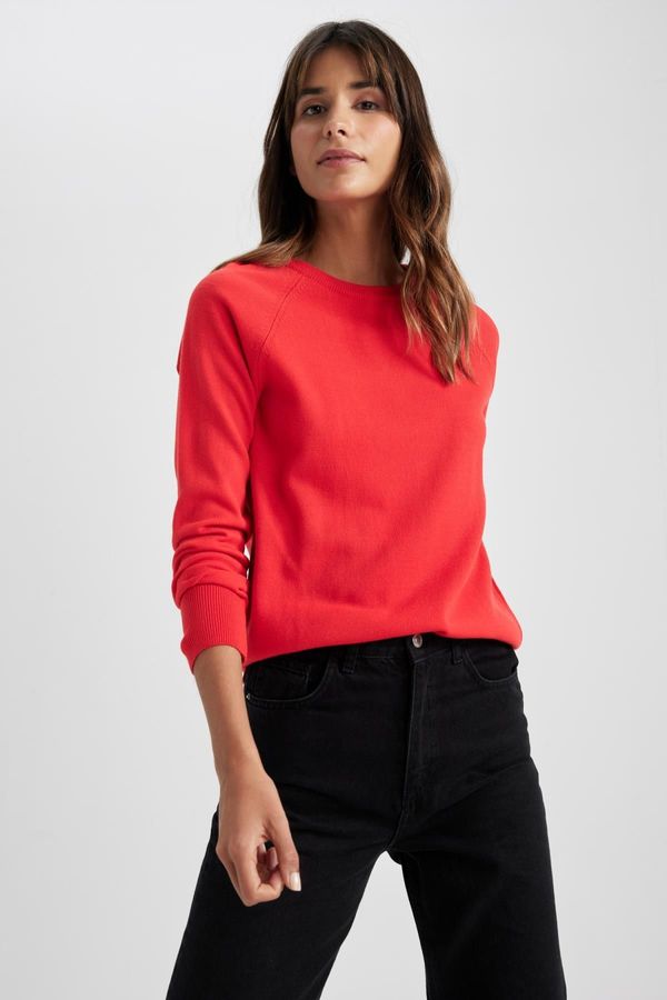 DEFACTO DEFACTO Regular Fit Crew Neck Basic Sweater