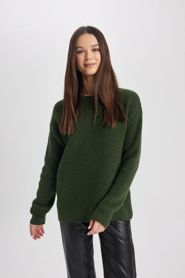 DEFACTO DEFACTO Regular Fit Crew Neck Knitwear Sweater