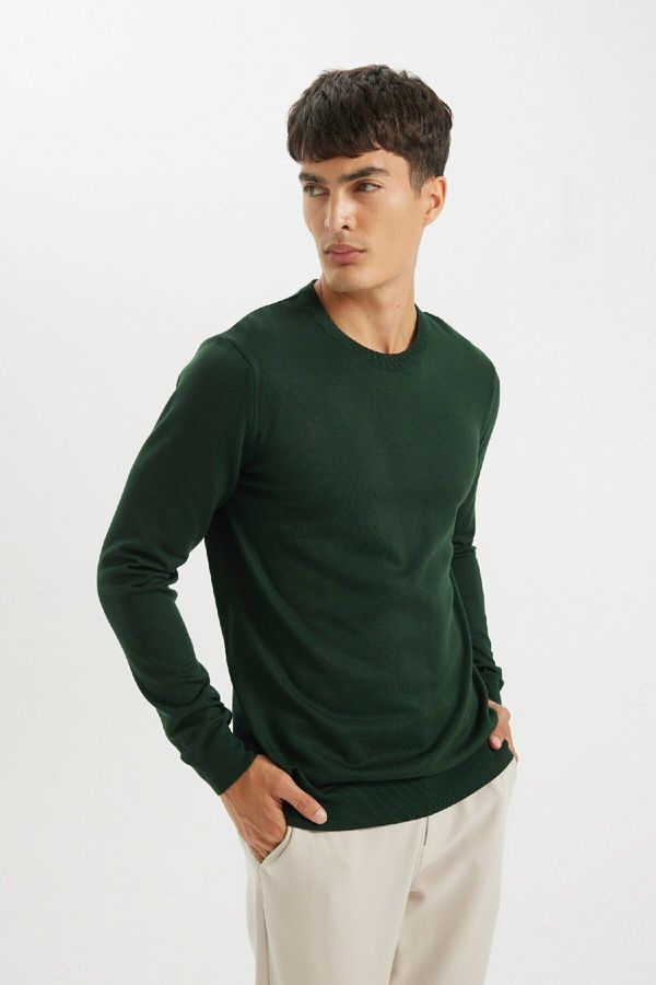 DEFACTO DEFACTO Regular Fit Crew Neck Sweater