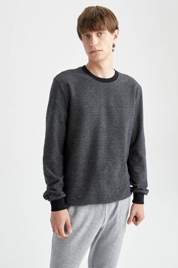 DEFACTO DEFACTO Regular Fit Crew Neck Sweatshirt