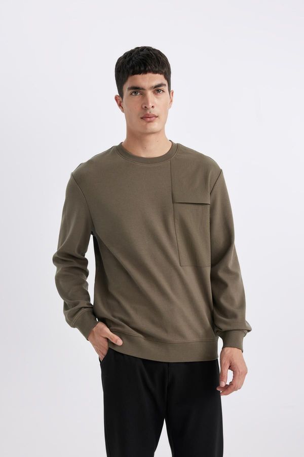 DEFACTO DEFACTO Regular Fit Crew Neck Sweatshirt