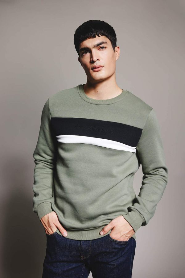 DEFACTO DEFACTO Regular Fit Crew Neck Sweatshirt