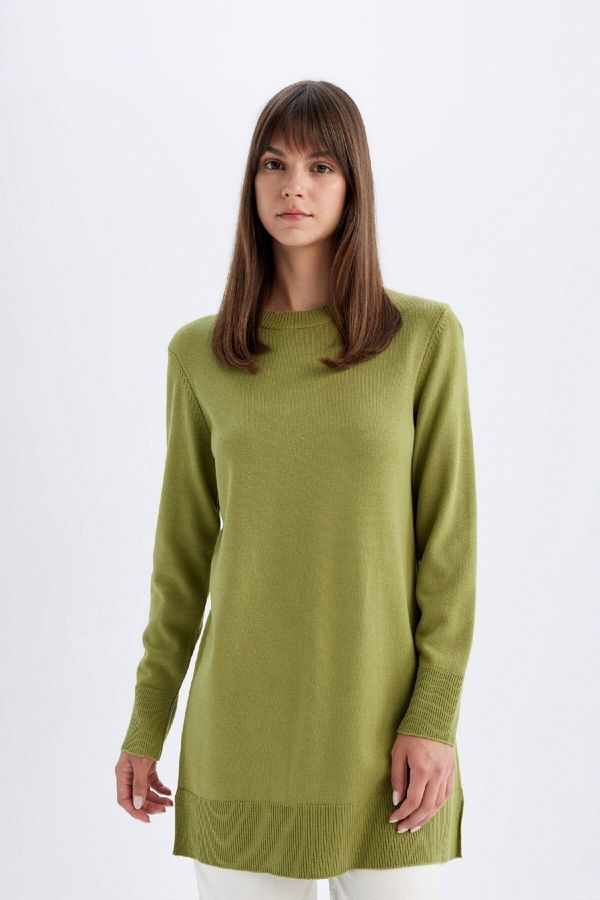 DEFACTO DEFACTO Regular Fit Crew Neck Tunic