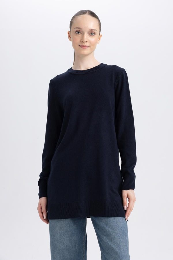 DEFACTO DEFACTO Regular Fit Crew Neck Tunic