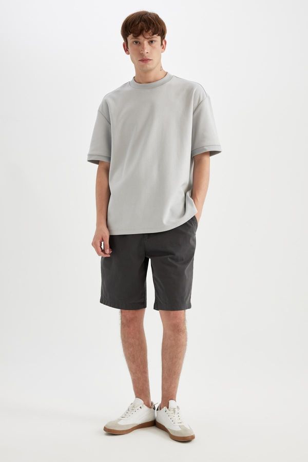 DEFACTO DEFACTO Regular Fit Gabardine Bermuda Shorts