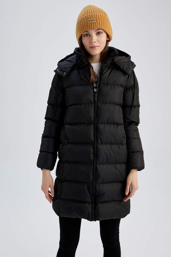 DEFACTO DEFACTO Regular Fit Hooded Coat