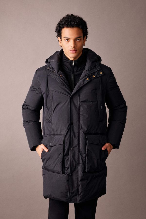 DEFACTO DEFACTO Regular Fit Hooded Lined Puffer Jacket