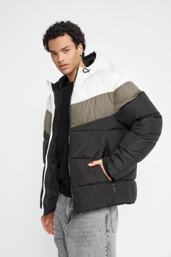 DEFACTO DEFACTO Regular Fit Hooded Puffer Coat