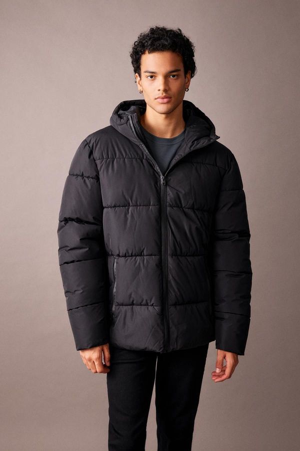 DEFACTO DEFACTO Regular Fit Hooded Puffer Jacket