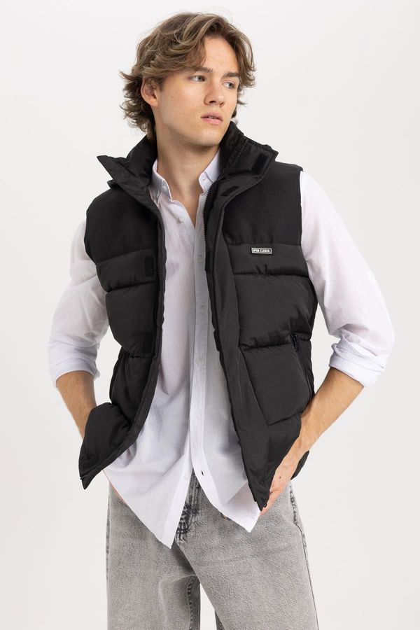 DEFACTO DEFACTO Regular Fit Hooded Vest