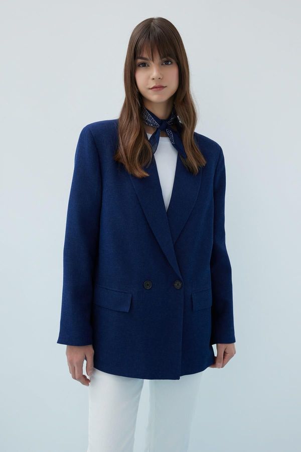 DEFACTO DEFACTO Regular Fit Jacket Collar Blazer Jacket