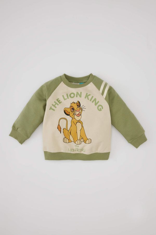 DEFACTO DEFACTO Regular Fit Lion King Licensed Crew Neck Sweatshirt