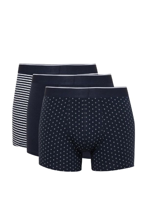 DEFACTO DEFACTO Regular Fit Patterned 3-Pack Boxer