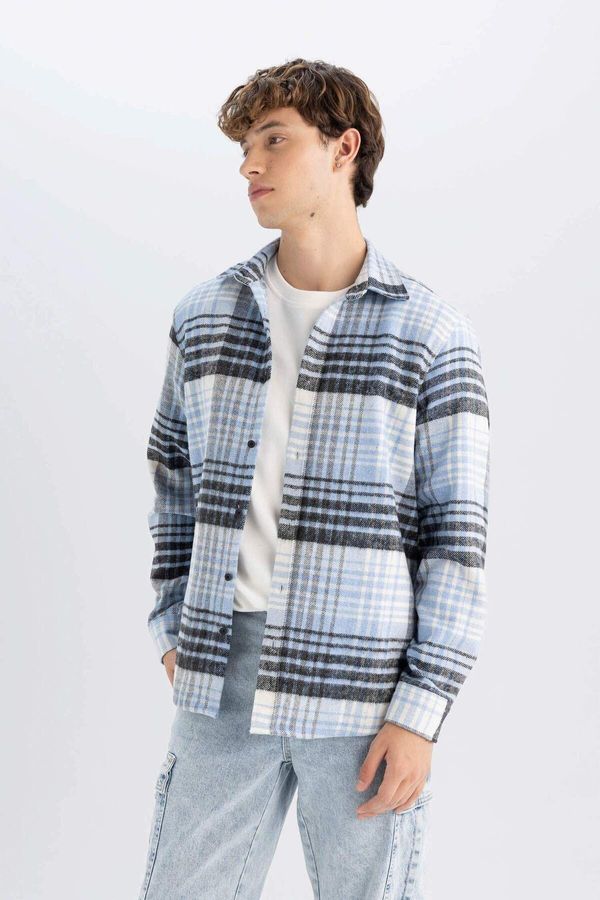 DEFACTO DEFACTO Regular Fit Plaid Lumberjack Long Sleeve Shirt