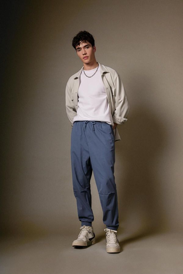 DEFACTO DEFACTO Regular Jogger Leg Gabardine Trousers