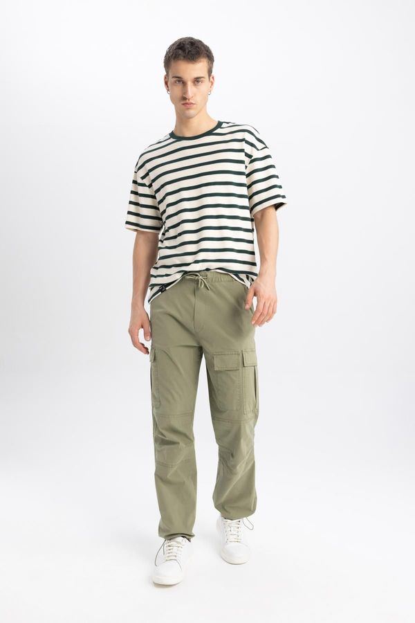 DEFACTO DEFACTO Relax Fit Cargo Pocket Straight Leg Parachute Trousers