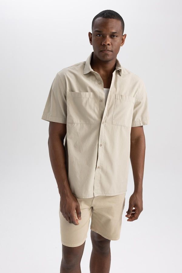 DEFACTO DEFACTO Relax Fit Cotton Short Sleeve Shirt