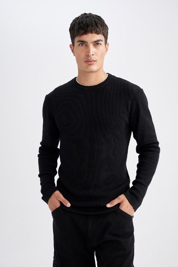 DEFACTO DEFACTO Relax Fit Crew Neck Knitwear Sweater