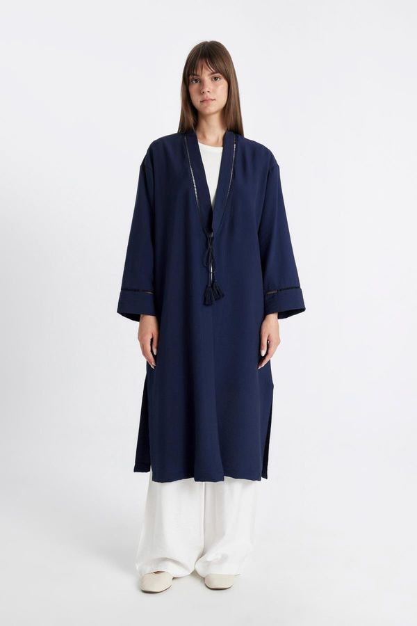 DEFACTO DEFACTO Relax Fit Full Collar Kimono