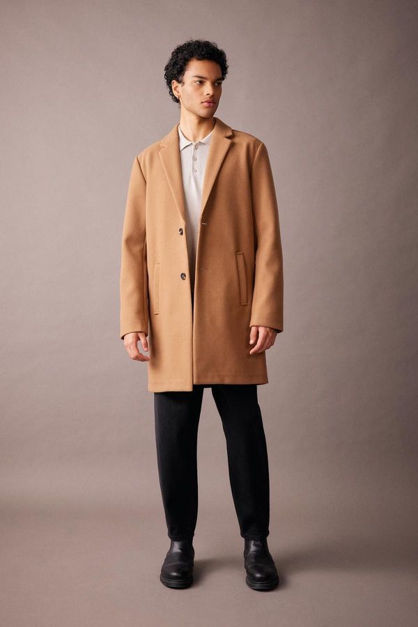 DEFACTO DEFACTO Relax Fit Jacket Collar Stitch Coat