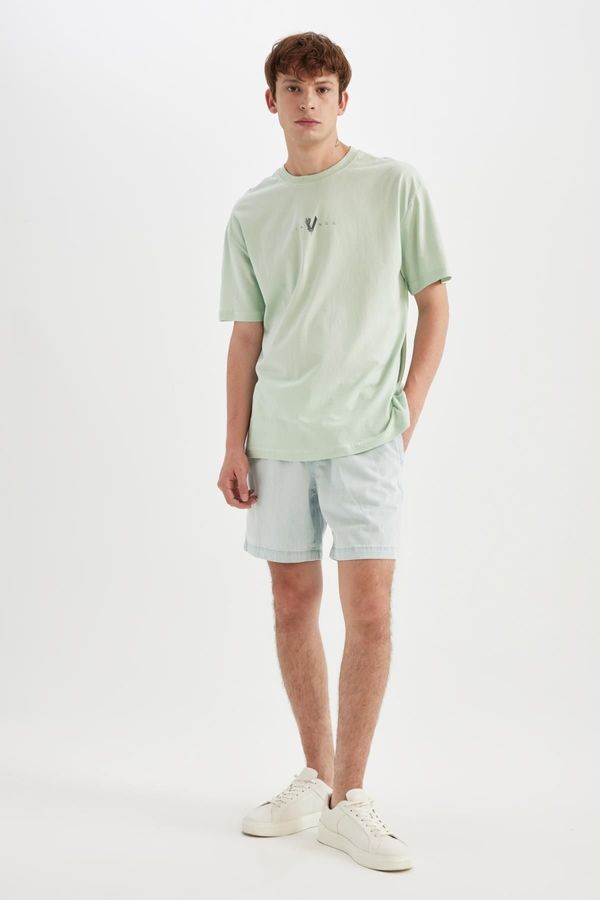 DEFACTO DEFACTO Relax Fit Jean Bermuda Shorts