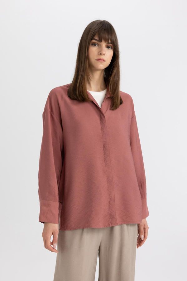 DEFACTO DEFACTO Relax Fit Long Sleeve Shirt Tunic