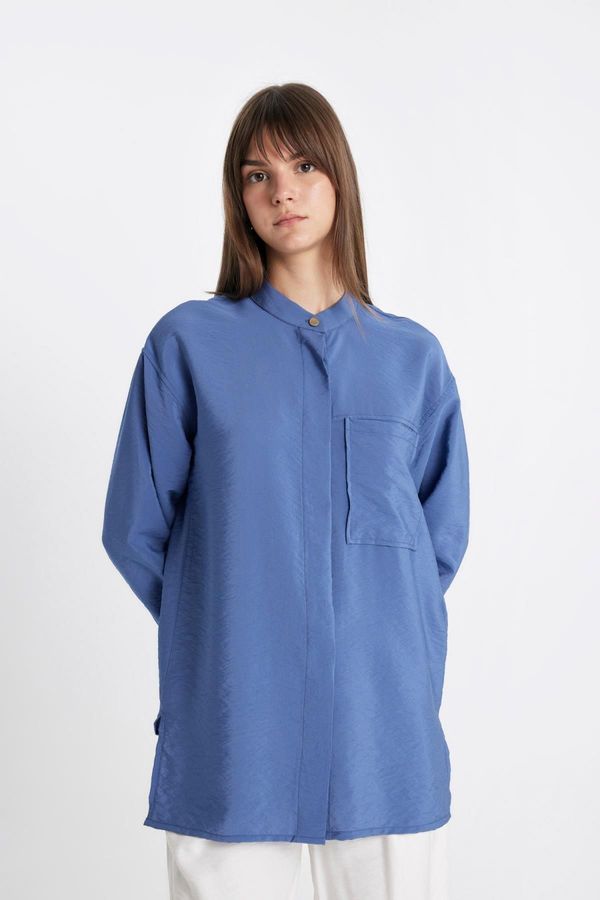 DEFACTO DEFACTO Relax Fit Long Sleeve Shirt Tunic