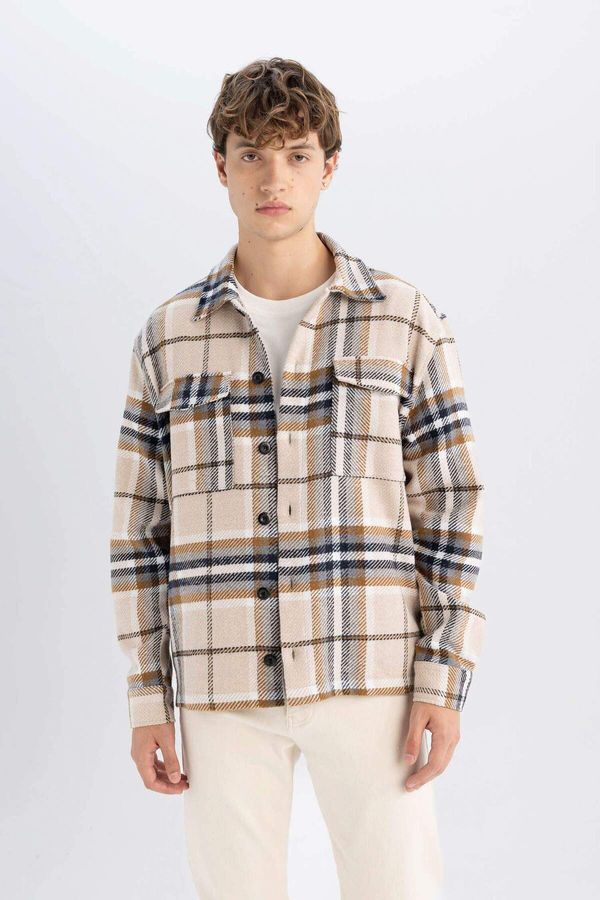 DEFACTO DEFACTO Relax Fit Plaid Lumberjack Long Sleeve Shirt