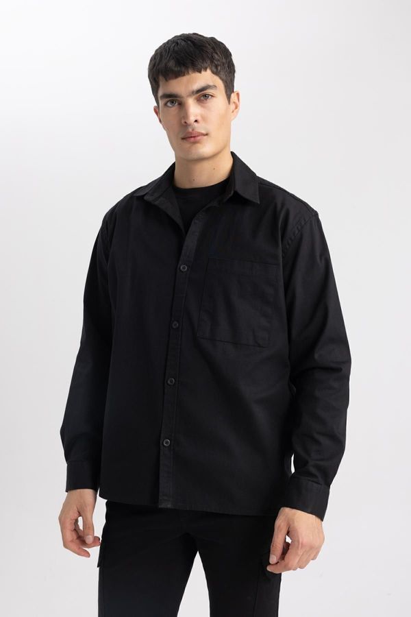 DEFACTO DEFACTO Relax Fit Polo Collar Shirt