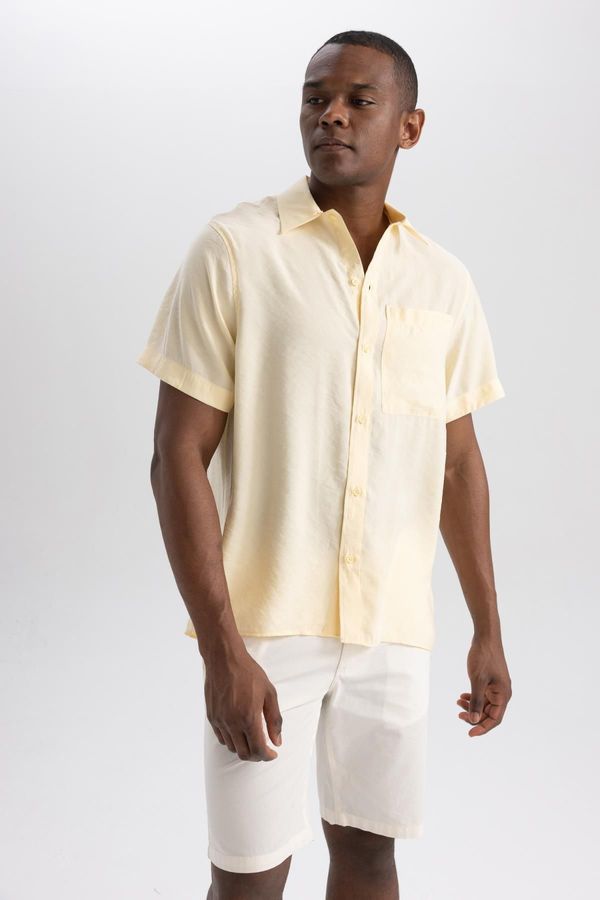 DEFACTO DEFACTO Relax Fit Poplin Short Sleeve Shirt