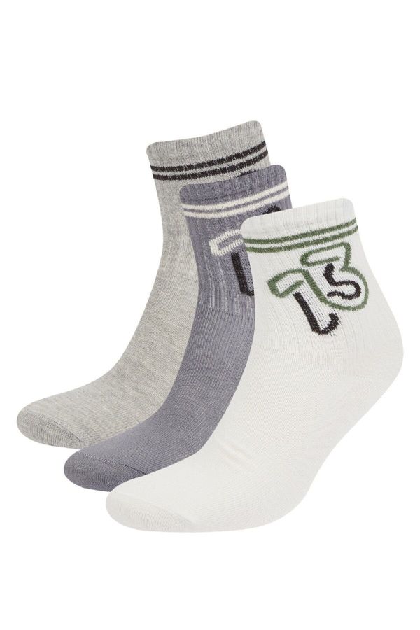 DEFACTO DEFACTO Size 3-Pack Cotton Long Socks