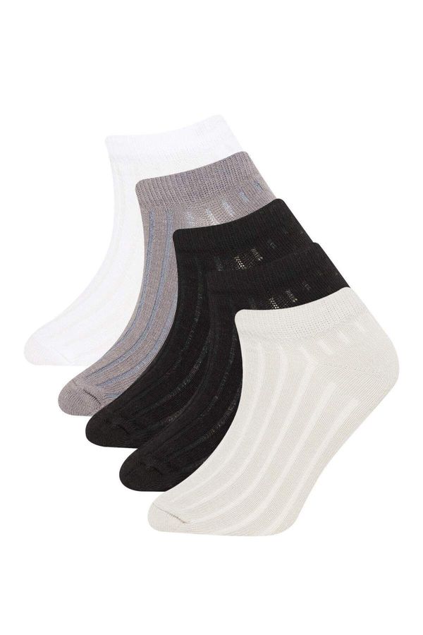 DEFACTO DEFACTO Size 5-Pack Cotton Ankle Socks C8009a8ns