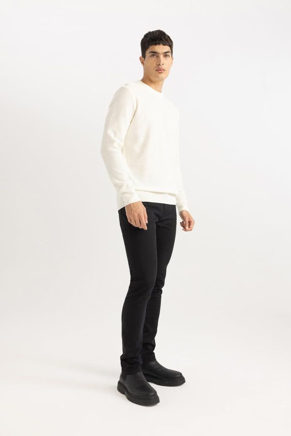 DEFACTO DEFACTO Skinny Leg Gabardine Chino Canvas Trousers