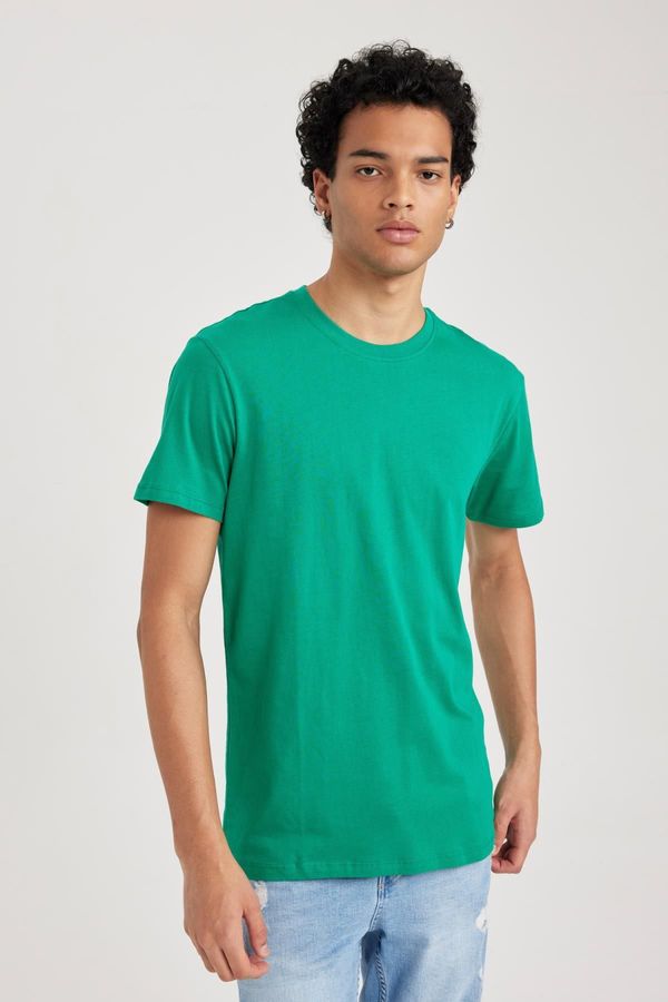 DEFACTO DEFACTO Slim Fit Crew Neck Basic T-Shirt