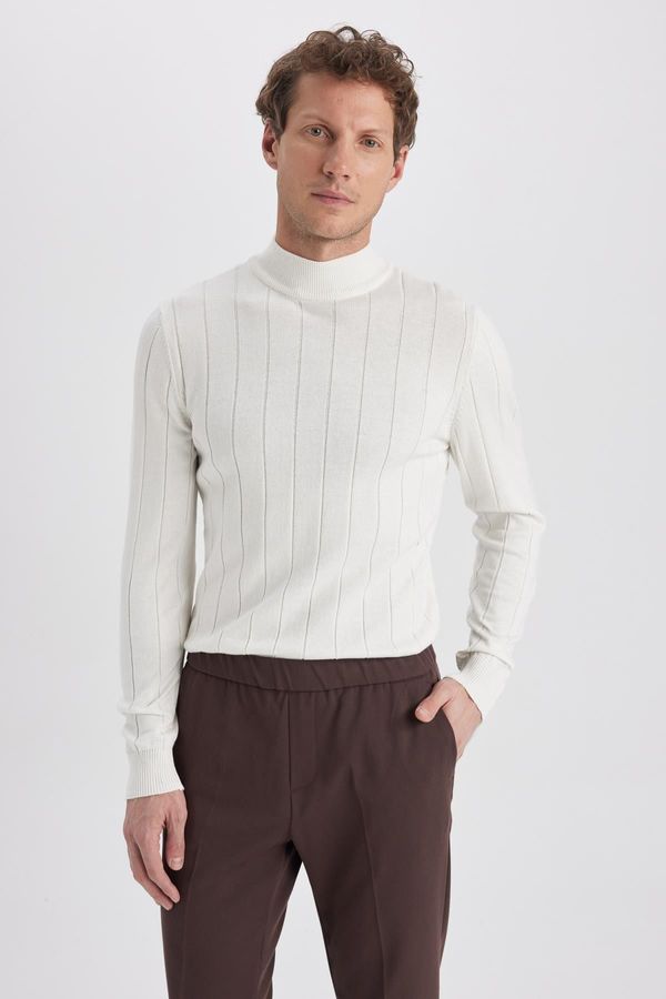 DEFACTO DEFACTO Slim Fit Half Turtleneck Rib Sweater