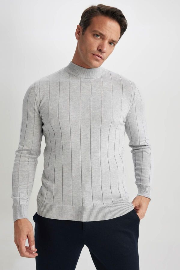 DEFACTO DEFACTO Slim Fit Half Turtleneck Rib Sweater