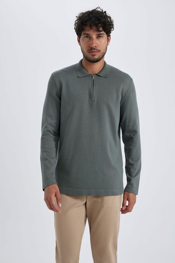 DEFACTO DEFACTO Slim Fit Polo Neck Sweater