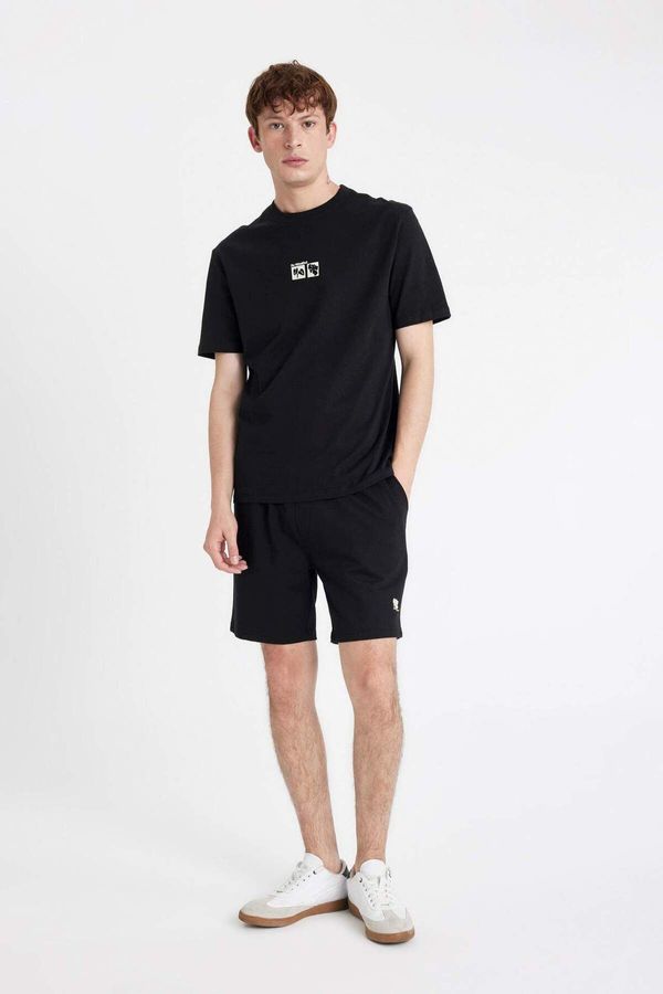 DEFACTO DEFACTO Slim Fit Skinny Cotton Shorts