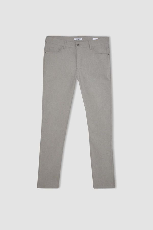 DEFACTO DEFACTO Slim Fit Skinny Leg Chino Canvas Trousers