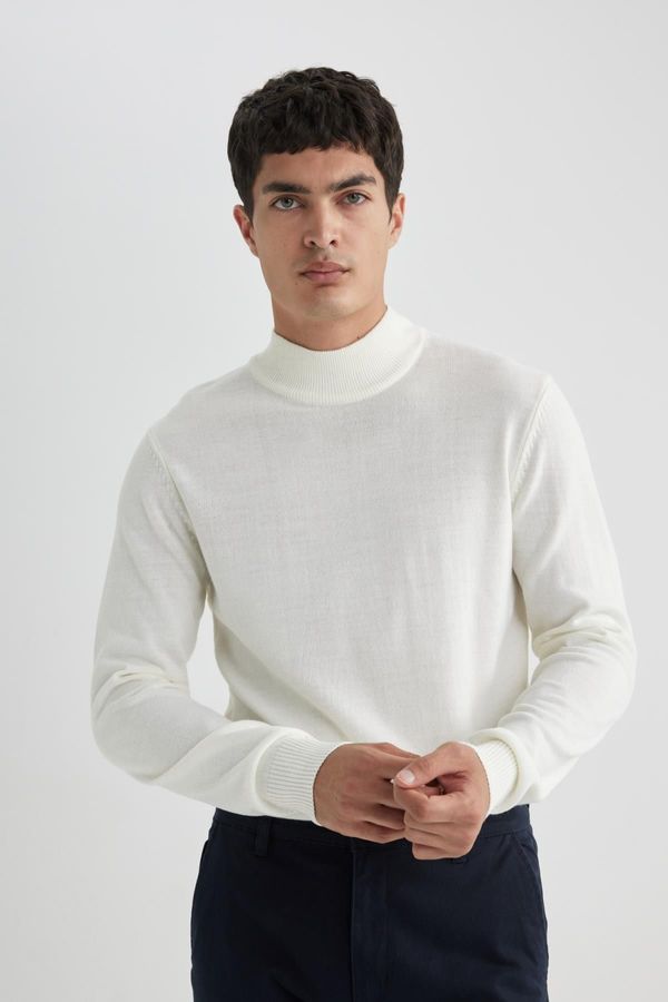 DEFACTO DEFACTO Slim Fit Slim Fit Turtleneck Knitwear Sweater