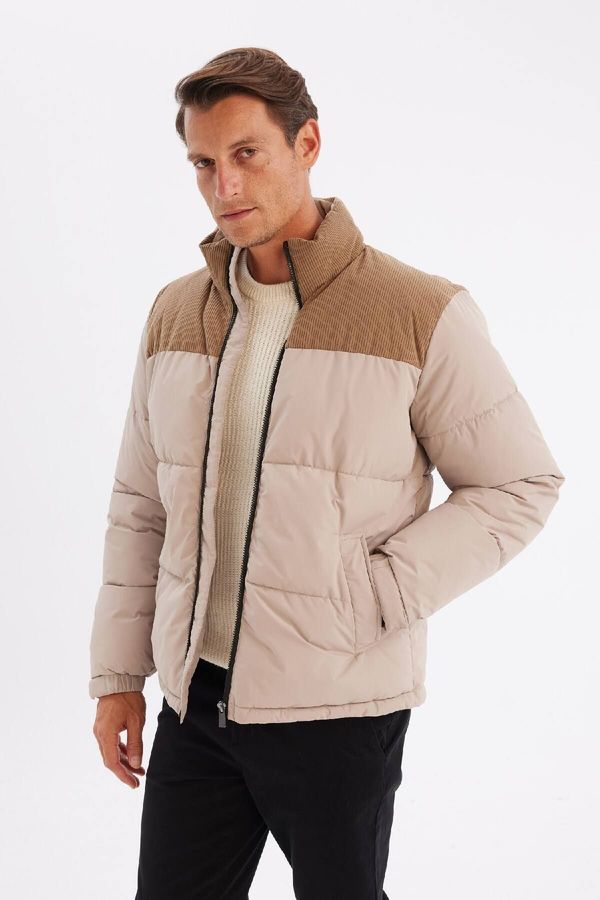 DEFACTO DEFACTO Slim Fit Stand Collar Puffer Jacket