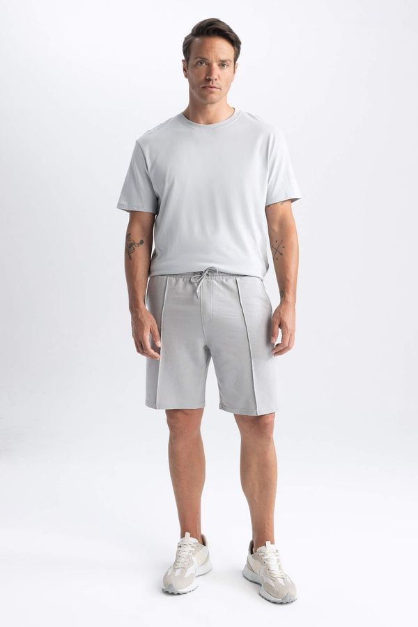 DEFACTO DEFACTO Slim Fit Sweatshirt Fabric Shorts