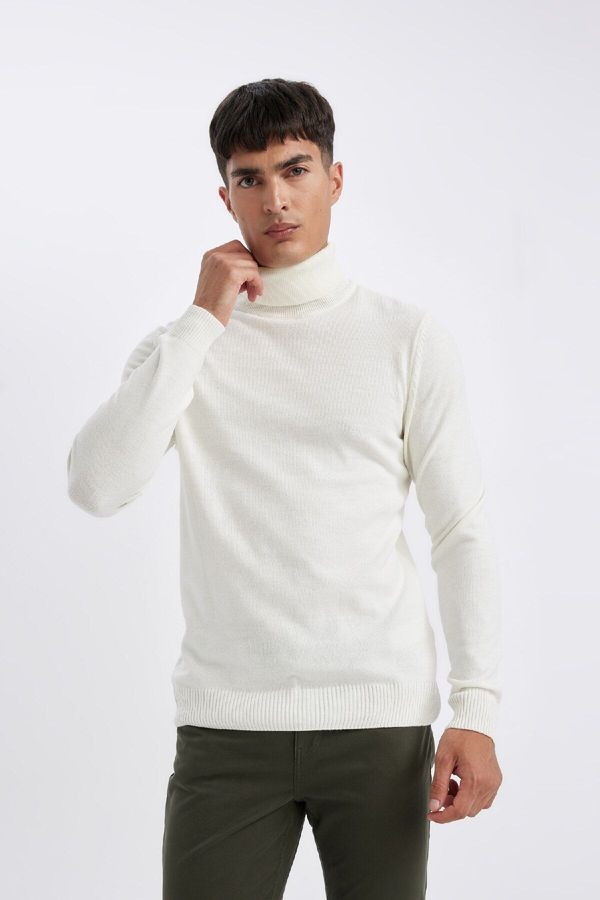 DEFACTO DEFACTO Slim Fit Turtleneck Sweater